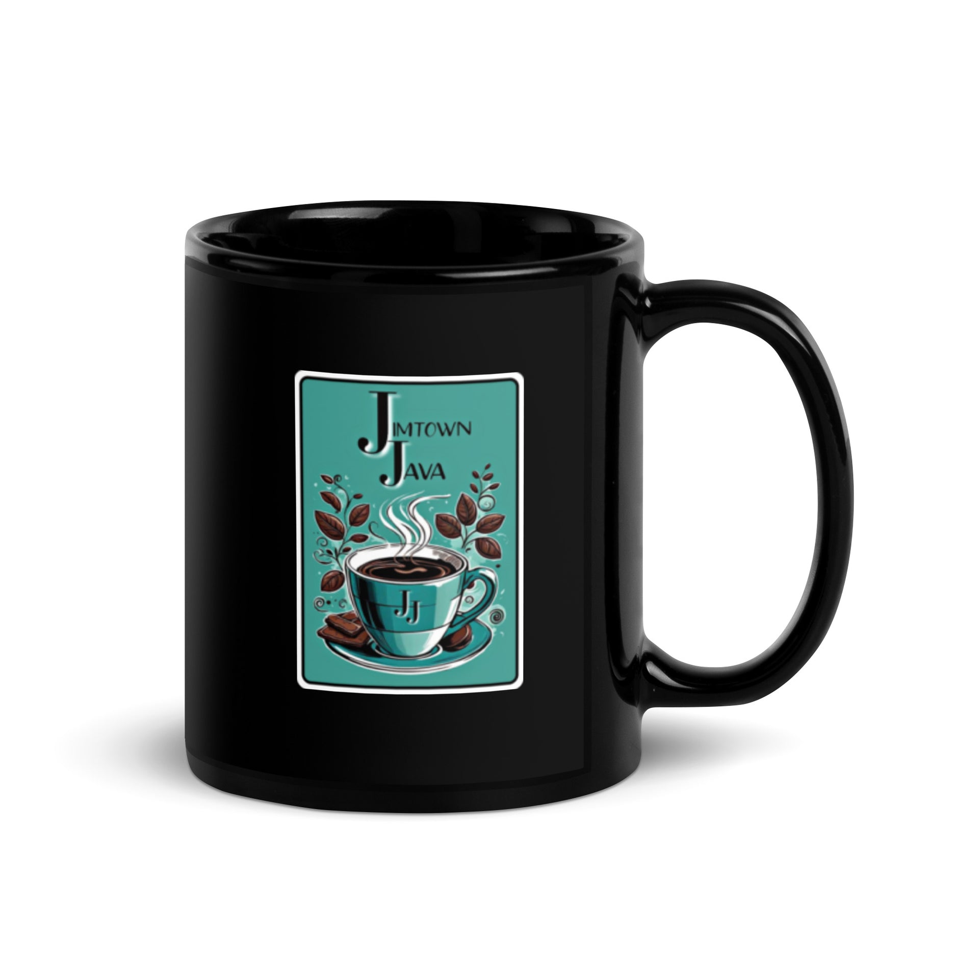 Black Glossy Mug – Jimtown Java
